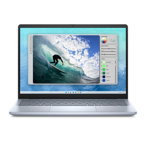 Hình ảnh chi tiết [N5440- C5U165W11IBD2] MÁY TÍNH XÁCH TAY DELL INSPIRON 14 5440 (INTEL CORE 5 120U, 16GB, 512GB SSD, 14.0" 2.2K, NVMX570A/2GB, WIN11, OFFICE HS 21, ICE BLUE, P185G001)* - 01Y - Ảnh số 1