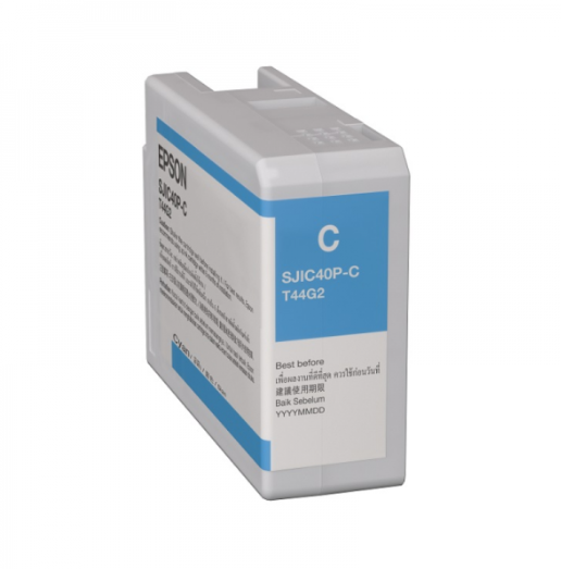 Hình ảnh chi tiết MỰC IN EPSON SJIC40P-C:INK CART. FOR CW-C6050/C6550 (P/N C13T44G200) - Ảnh số 1