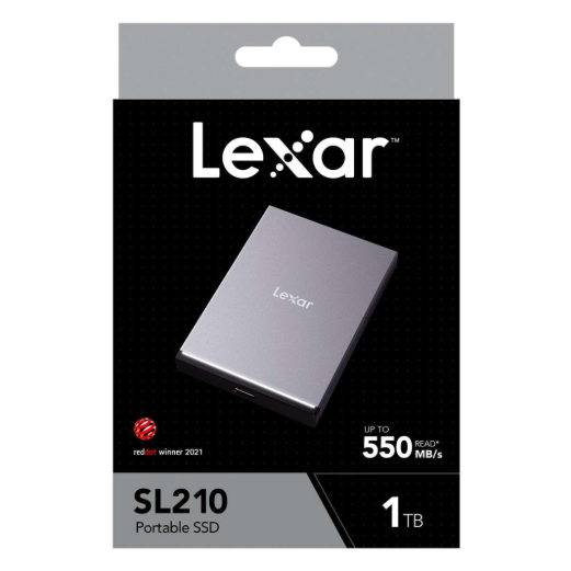 Hình ảnh chi tiết Ổ CỨNG DI ĐỘNG (EXTERNAL SSD) LEXAR SSD PORTABLE 2TB SL210, USB 3.1 GEN 2 TYPE- C (LSL210X002T-RNNNG) - Ảnh số 1