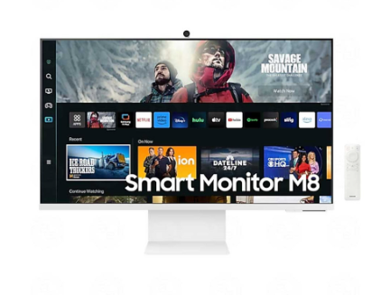 Hình ảnh chi tiết MÀN HÌNH VI TÍNH (LCD) SAMSUNG 32INCH/ 3,840 x 2,160@60Hz/3000:1/4ms(GTG) /HDMI/USB-C/HDR10+/CAMERA/VA/TIZEN/Trắng (LS32DM801UEXXV) - Ảnh số 1