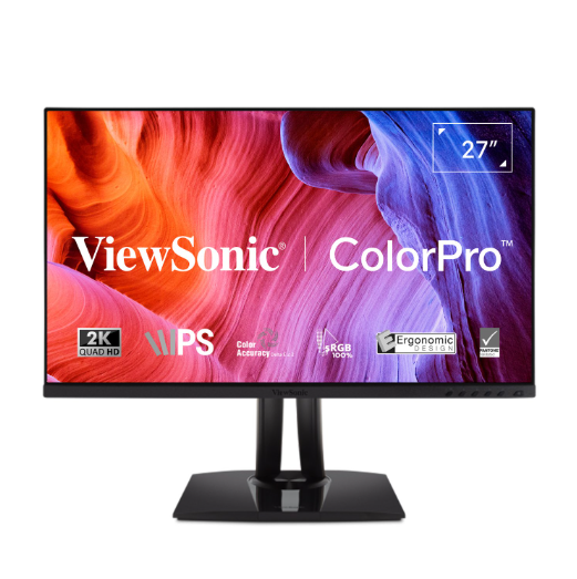 Hình ảnh chi tiết MÀN HÌNH THIẾT KẾ ĐỒ HỌA COLORPRO® VP2756-2K/27 INCH, IPS TECHNOLOGY, 2K, 100% SRGB PANTONE® VALIDATED, DELTA E <2 , 3 NĂM - Ảnh số 1