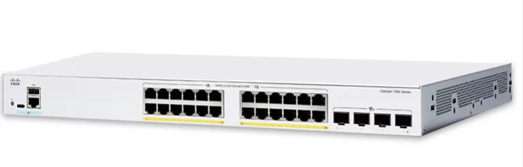 Hình ảnh chi tiết THIẾT BỊ CHUYỂN MẠCH CISCO CATALYST 1300 24-PORT GE, 4X1G SFP,PCORDUK_C1300-24T-4G - Ảnh số 1