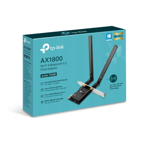 Hình ảnh chi tiết Thiết bị thu phát vô tuyến băng tần 2,4/5 GHz, hiệu TP-Link, Archer TX20E - Ảnh số 1