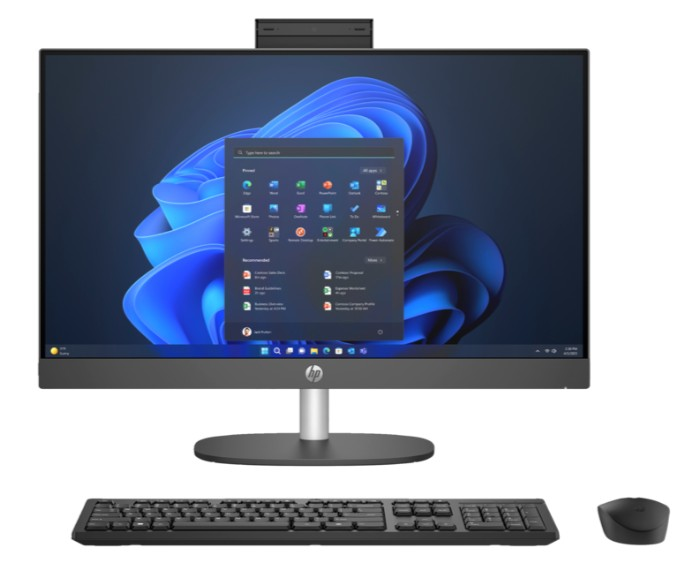 Hình ảnh chi tiết [AY2G5PT] MÁY TÍNH ĐỂ BÀN (PC) HP PROONE 240 G10 AIO CORE U5-125U/16G/512GSSD/23.8FHD/IPS/WL/BT/WL_KB/WL_M/W11SL/ĐEN - 01Y - Ảnh số 1