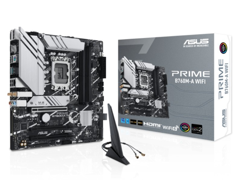 Hình ảnh chi tiết Bảng mạch chính của máy vi tính hiệu ASUS PRIME B760M -A WIFI - Ảnh số 1