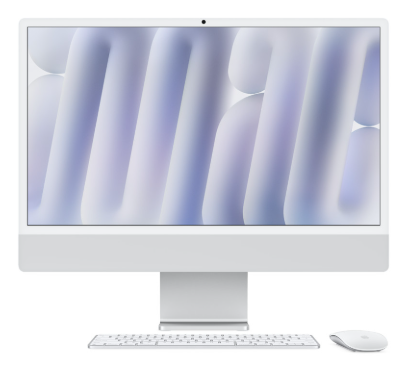 Hình ảnh chi tiết Máy tính để bàn Apple iMac,M4, 10 core CPU/10 core GPU,16GB, 512GB SSD, 16core, 24" 4.5K Retina, Magic Keyboard, Magic Mouse, macOS, Silver, 1Y, WTY_MWUV3SA/A - Ảnh số 1