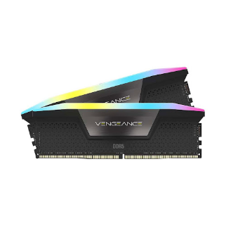 Hình ảnh chi tiết Bộ nhớ trong Corsair DDR5,6000MHz 64GB (2x32GB) DIMM,VENGEANCE RGB DDR5 Black Heatspreader,RGB LED,1.25V/CMH64GX5M2B6000C38 - Ảnh số 1