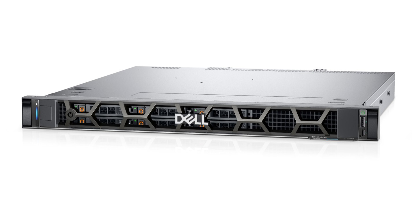 Hình ảnh chi tiết MÁY TÍNH CHỦ DELL POWEREDGE R260 2x3.5IN/ INTEL XEON E-2434/ 16GB/ 2TB HDD SATA/ iDRAC9 BASIC/ EMBEDDED SATA/ DP 1GB LOM/ DVD-ROM/ 450W/ 4Yr PS - Ảnh số 1