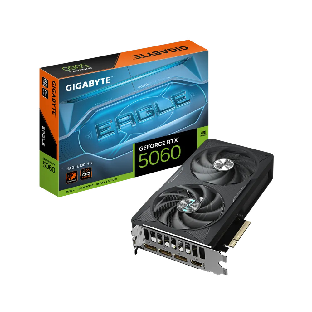 Hình ảnh chi tiết Cạc màn hình Gigabyte 8GB GV-N5060EAGLE OC-8GD - Ảnh số 1