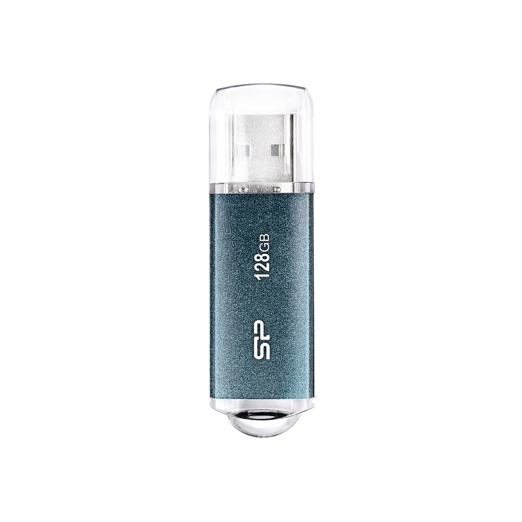 Hình ảnh chi tiết THIẾT BỊ LƯU TRỮ HIỆU SILICON (USB FLASH DRIVE)GEN1,MARVEL M01,128GB,BLUE SP128GBUF3M01V1B - Ảnh số 1