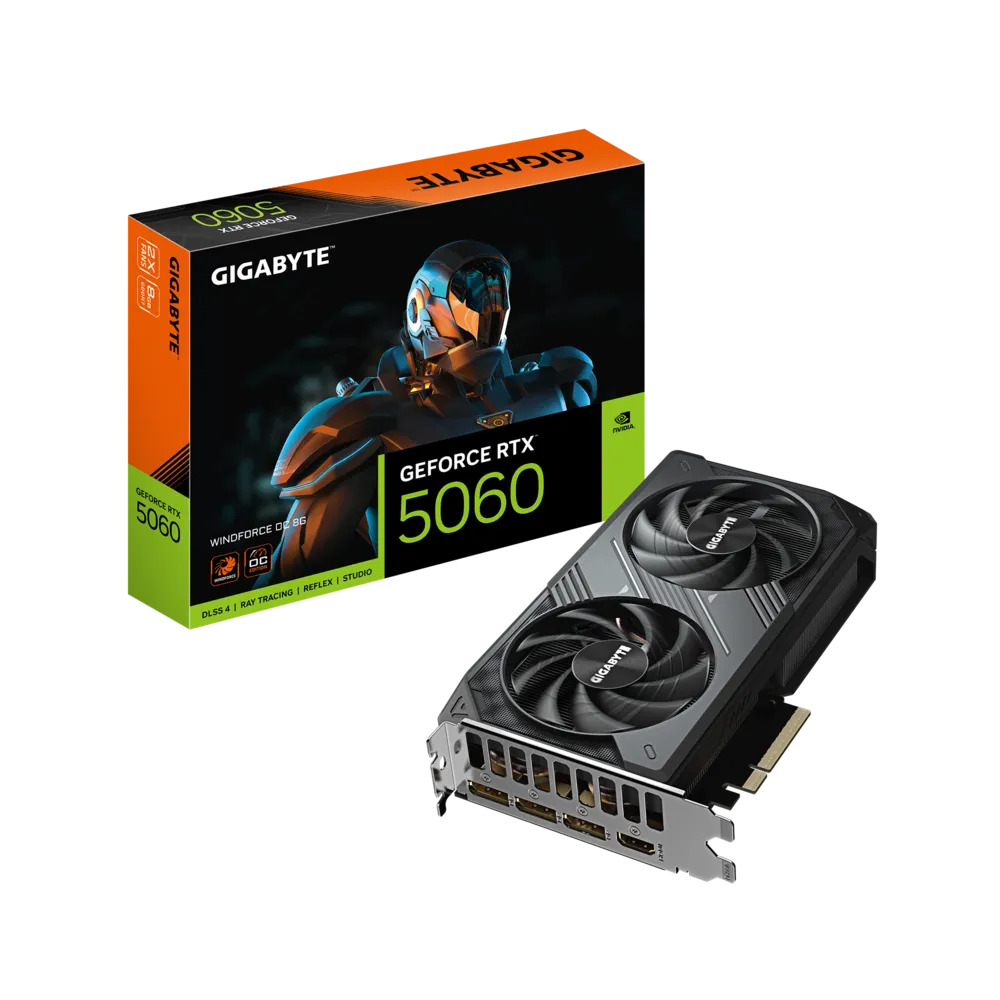 Hình ảnh chi tiết Cạc màn hình Gigabyte 8GB GV-N5060WF2OC-8GD - Ảnh số 1
