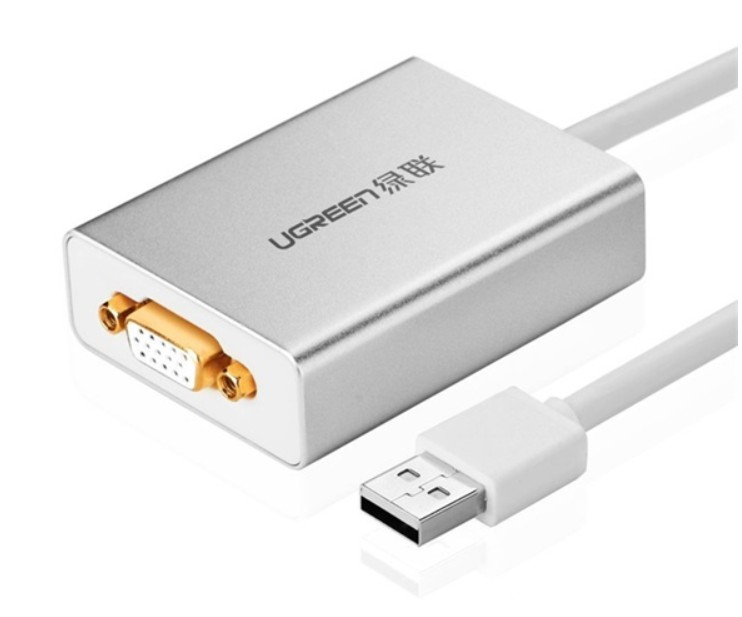 Hình ảnh chi tiết Bộ chuyển USB 2.0 sang VGA vỏ hợp kim (40244) - Ảnh số 1