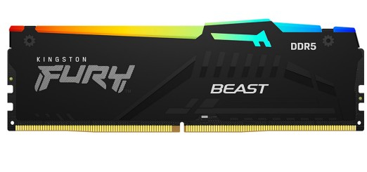 Hình ảnh chi tiết Bộ nhớ trong của máy vi tính KINGSTON 64G D5 - 560C40 BEAST RGB BLK K2 ( KF556C40BB2AK2-64 ) - Ảnh số 1