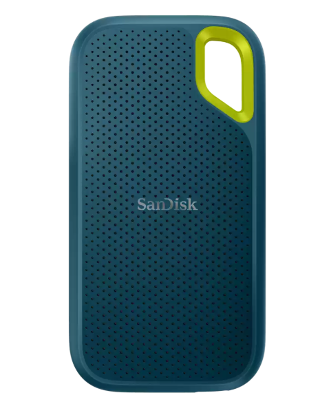 Hình ảnh chi tiết Ổ cứng gắn ngoài SanDisk SDSSDE61-4T00-G25M USB 3.2,Type C & Type A,màu ghi xanh - Ảnh số 1