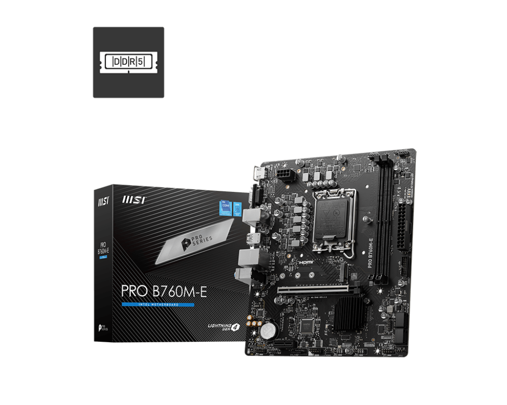 Hình ảnh chi tiết Bảng mạch chính MSI PRO B760M - E - Ảnh số 1