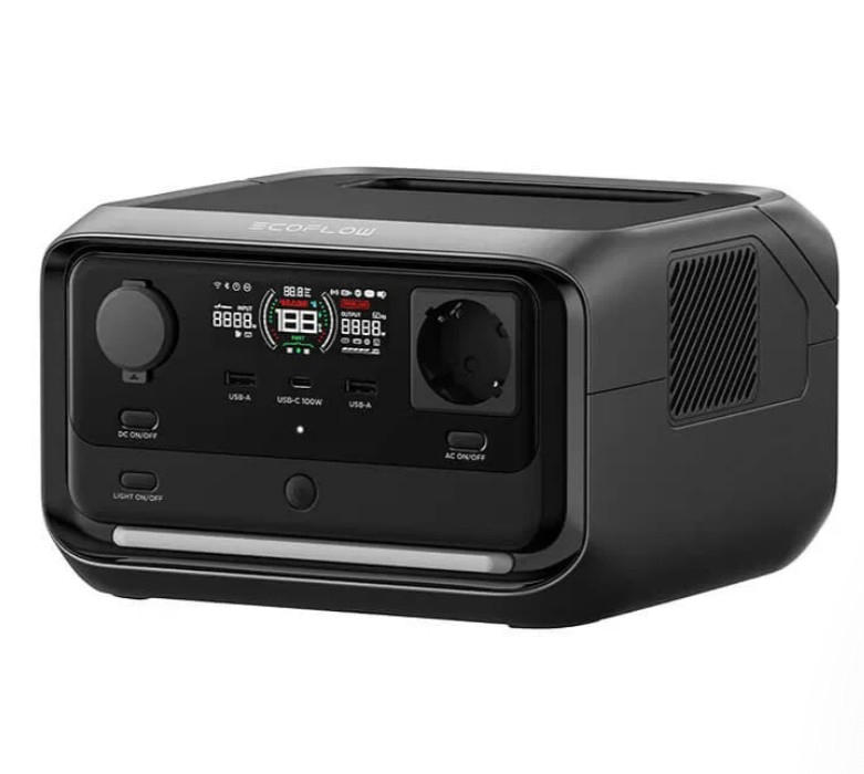 Hình ảnh chi tiết BỘ CUNG CẤP NGUỒN LIÊN TỤC PORTABLE POWER  STATION EUROPEAN TYPE 600W 286WH RIVER 3PLUS, SKU: EFRIVER3PLUS-EU-CBOX, HIỆU ECOFLOW - Ảnh số 1