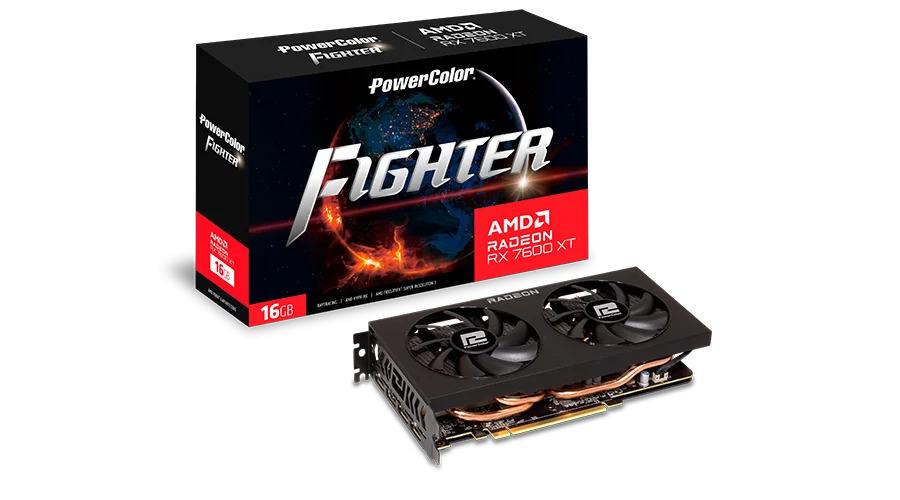 Hình ảnh chi tiết CARD VGA của máy vi tính hiệu POWER COLOR RX7600XT 16G - F - Ảnh số 1