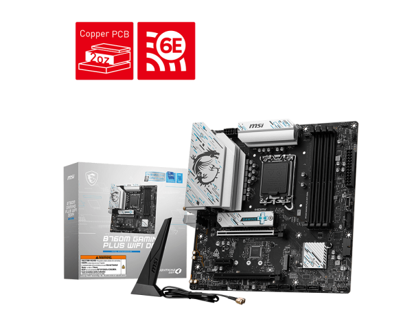 Hình ảnh chi tiết Bảng mạch chính MSI B760M GAMING PLUS WF DDR4 - Ảnh số 1