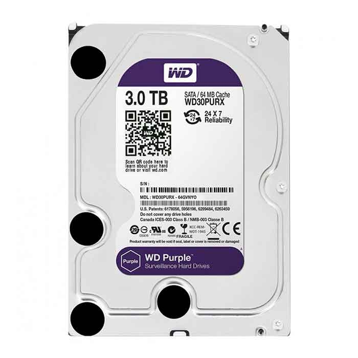 Hình ảnh chi tiết Western 3TB WD30PURZ - Ảnh số 1