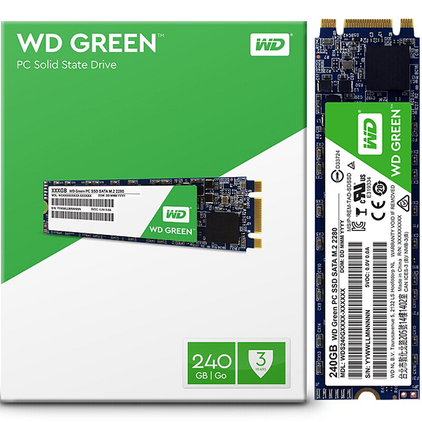 Hình ảnh chi tiết SSD Western M2-2280 240GB WDS240G2G0B - Ảnh số 1