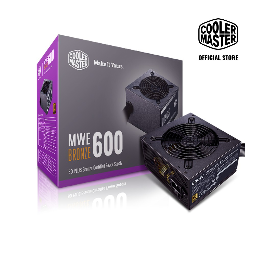Hình ảnh chi tiết NGUỒN MÁY VI TÍNH CM MWE BRONZE V2 600W - Ảnh số 1