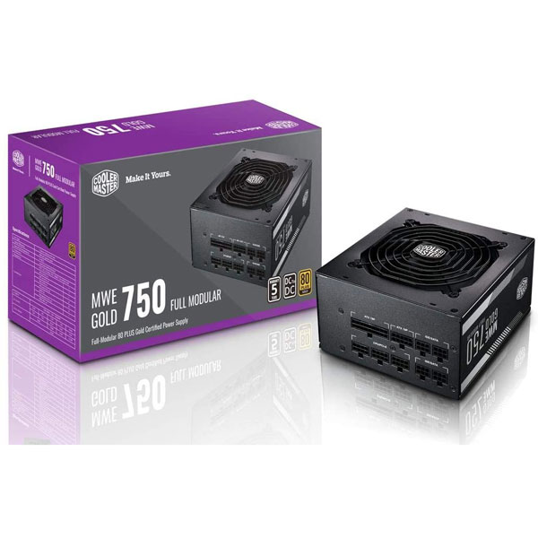 Hình ảnh chi tiết NGUỒN MÁY VI TÍNH CM MWE GOLD, FULLY MODULAR V2 750W - Ảnh số 1