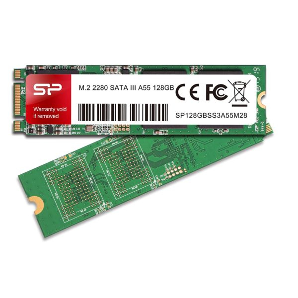 Hình ảnh chi tiết Ổ CỨNG GẮN TRONG HIỆU SILICON POWER 128GB, M.2 2280 SATA SSD, A55, STD (SP128GBSS3A55M28) - Ảnh số 1