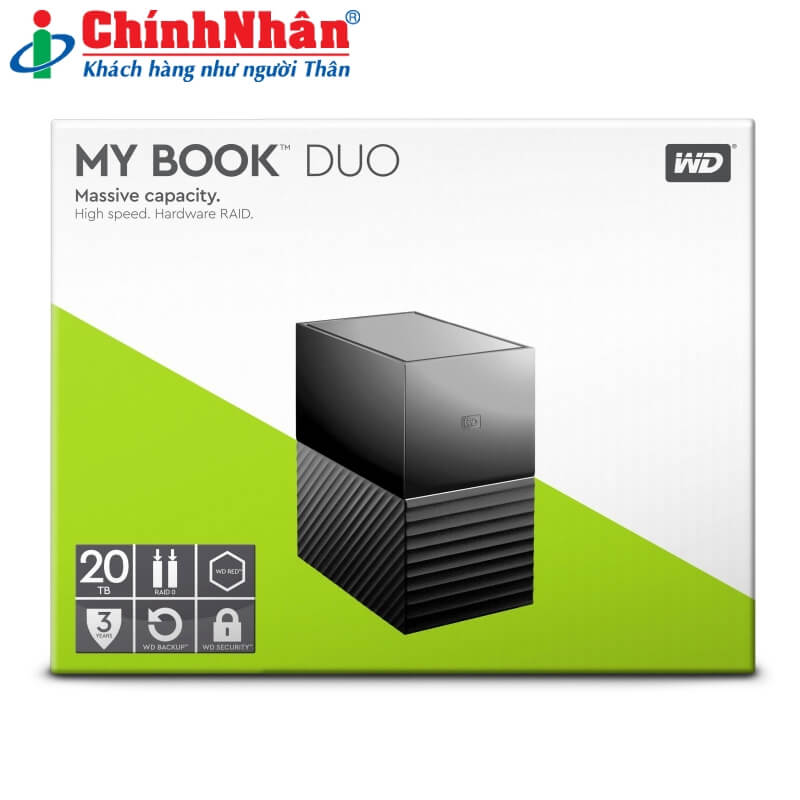 Hình ảnh chi tiết Western My Book Duo 20TB WDBFBE0200JBK - Ảnh số 4
