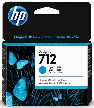 Hình ảnh chi tiết Mực in HP 712 Cyan Ink Cartridge 3ED67A - Ảnh số 1