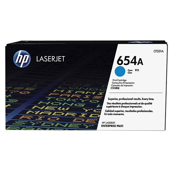 Hình ảnh chi tiết Mực in HP 654A Cyan CLJ M651 CF331A - Ảnh số 1