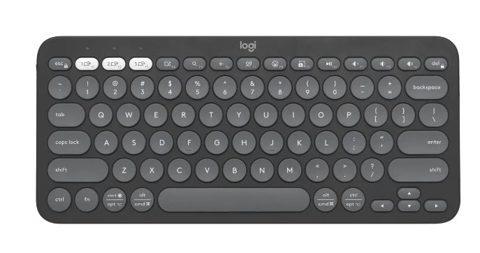 Hình ảnh chi tiết Bàn phím Không dây Logitech Pebble Keys 2 K380S màu đen - Ảnh số 1