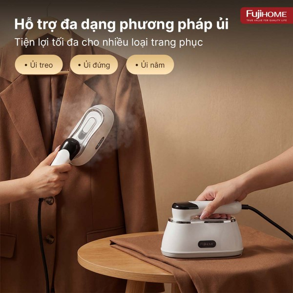 Hình ảnh chi tiết Bàn là (Bàn ủi) hơi nước cầm tay gấp gọn Fujihome SI200CW - Ảnh số 2