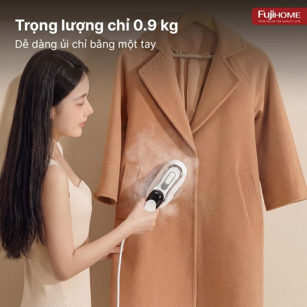 Hình ảnh chi tiết Bàn là (Bàn ủi) hơi nước cầm tay gấp gọn Fujihome SI200CW - Ảnh số 3