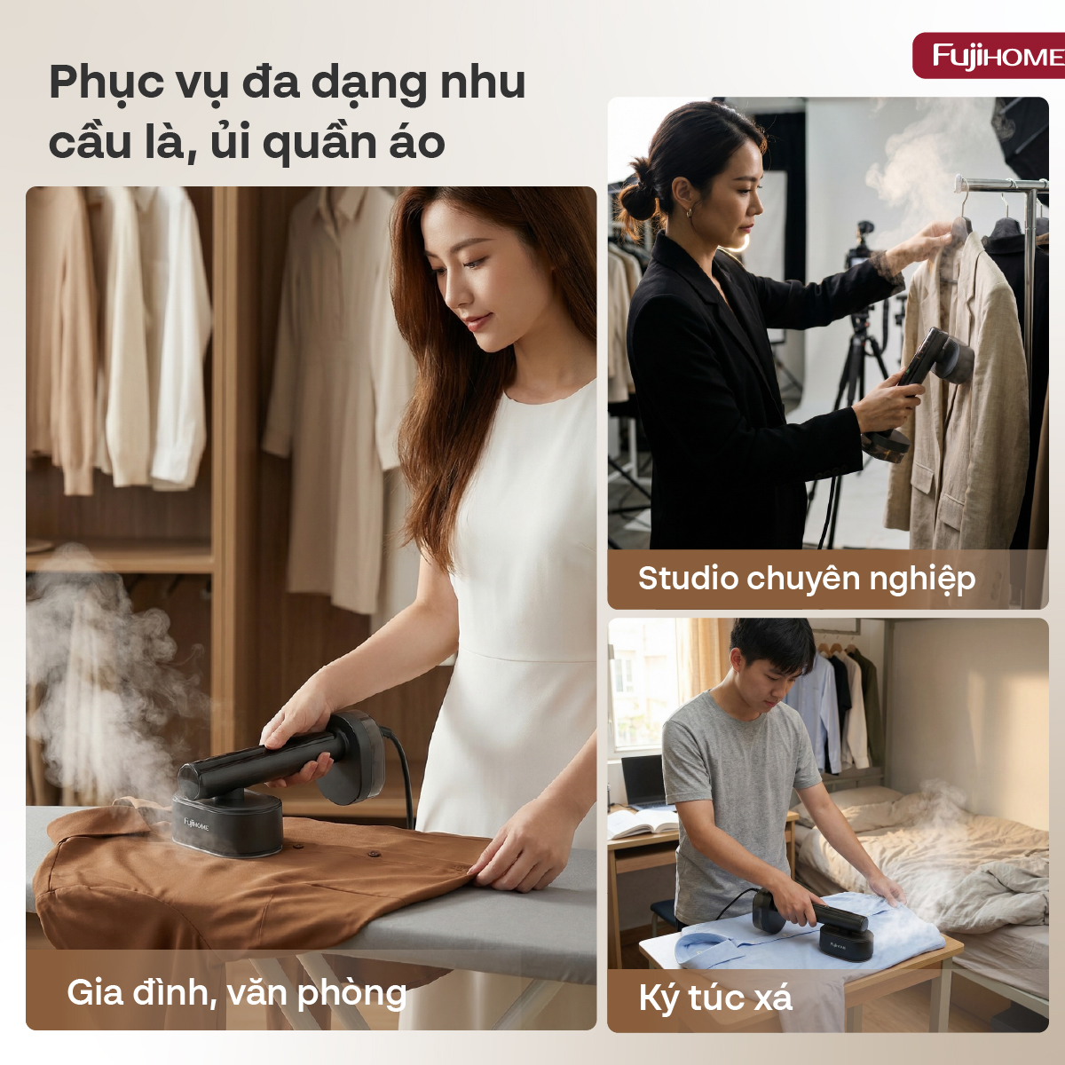 Hình ảnh chi tiết Bàn là (bàn ủi) hơi nước cầm tay Fujihome SI716B - Ảnh số 13