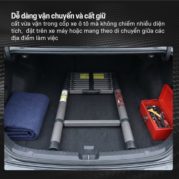 Hình ảnh chi tiết Thang rút đơn thép carbon Fujihome STL39 - Ảnh số 4