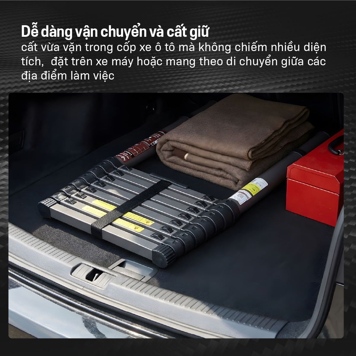 Hình ảnh chi tiết Thang rút đơn thép carbon Fujihome STL43 - Ảnh số 16