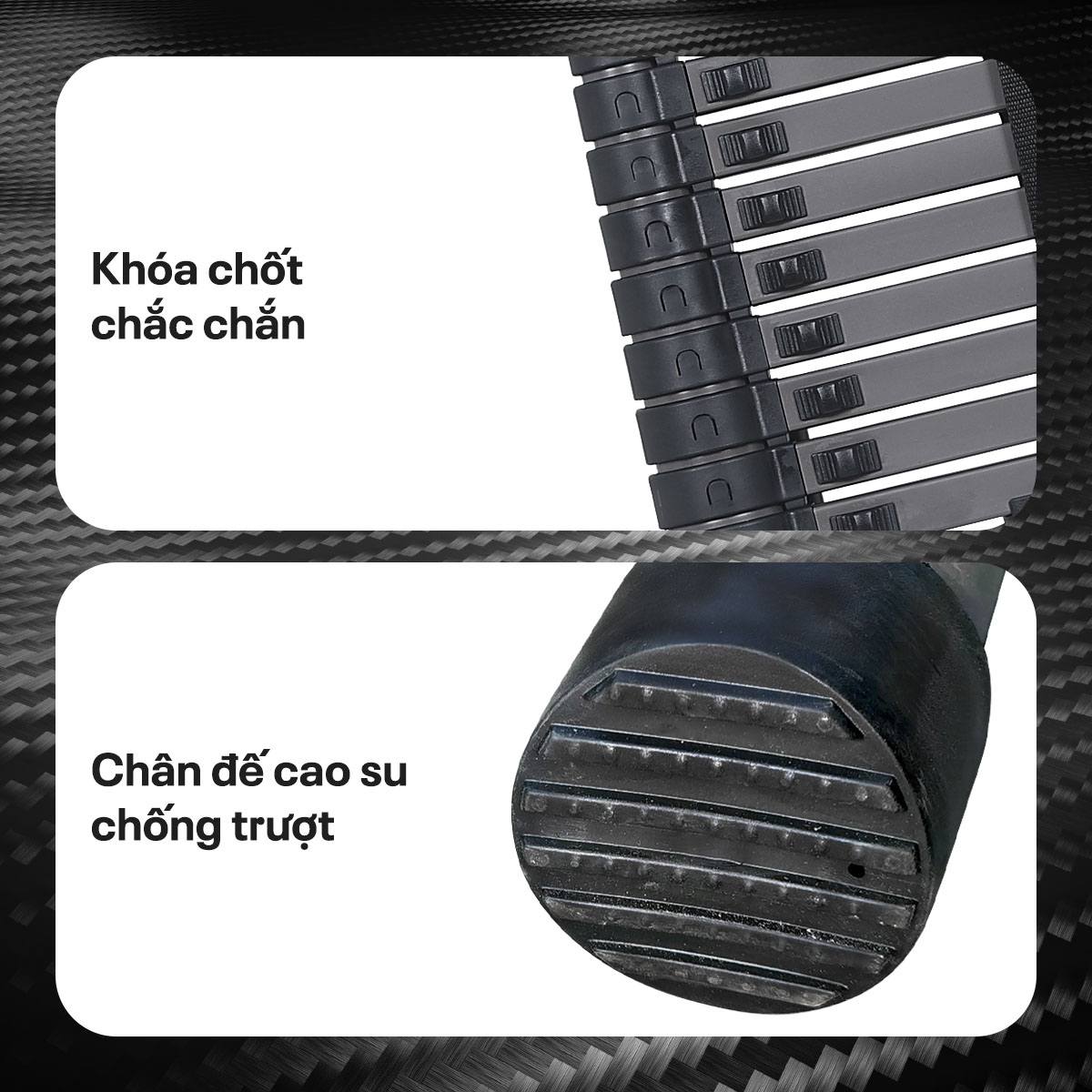 Hình ảnh chi tiết Thang rút đơn thép carbon Fujihome STL43 - Ảnh số 22