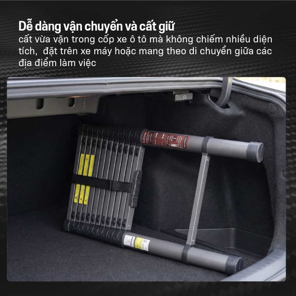 Hình ảnh chi tiết Thang rút đơn thép carbon Fujihome STL55 - Ảnh số 9