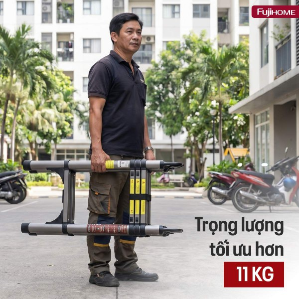 Hình ảnh chi tiết Thang rút gọn chữ A Fujihome STLA34 - Ảnh số 11