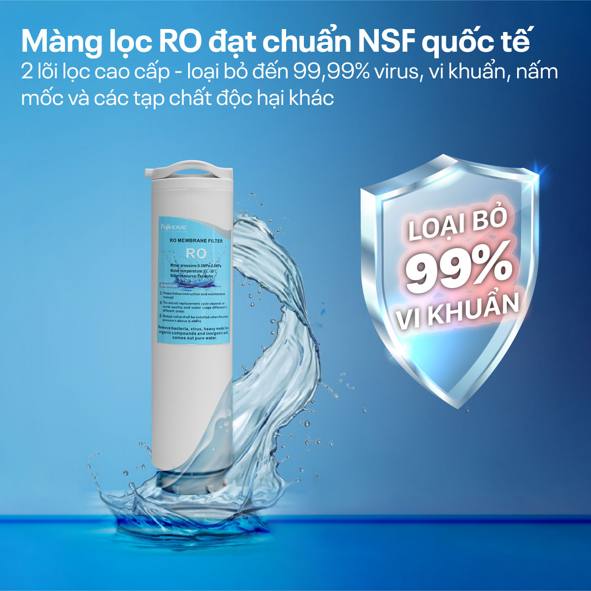 Hình ảnh chi tiết Máy lọc nước RO nóng lạnh Fujihome WP302C - Ảnh số 17