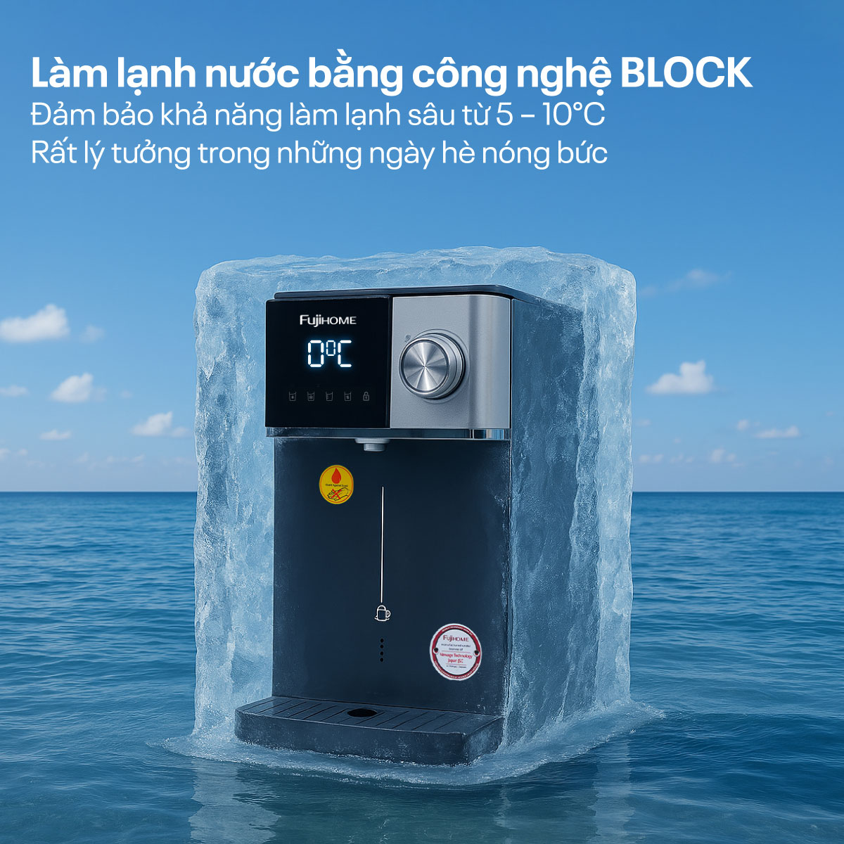 Hình ảnh chi tiết Máy lọc nước RO nóng lạnh Fujihome WP302C - Ảnh số 19
