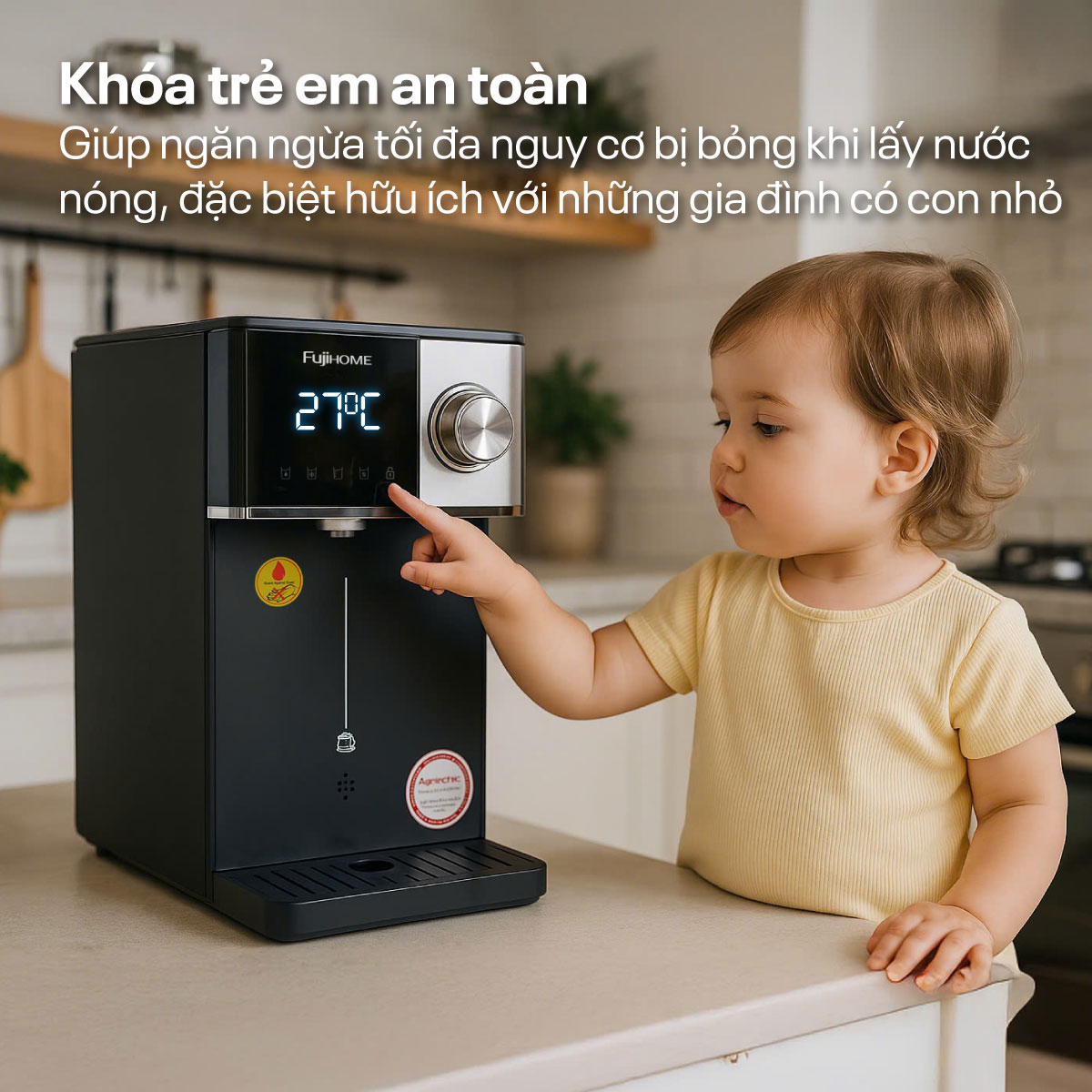 Hình ảnh chi tiết Máy lọc nước RO nóng lạnh Fujihome WP302C - Ảnh số 25