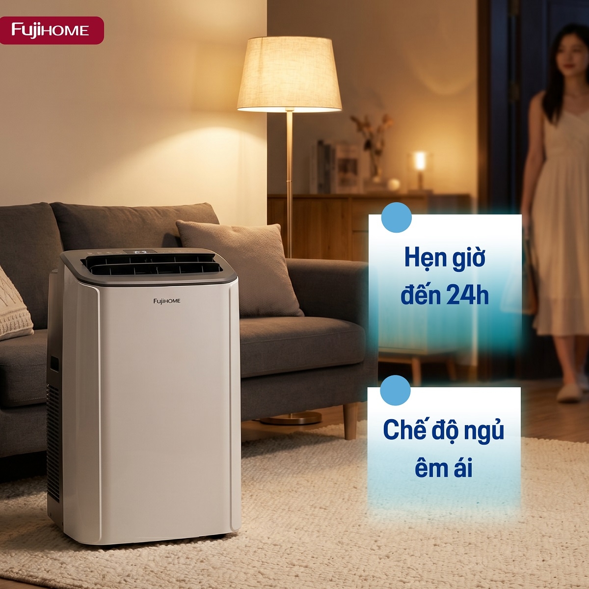 Hình ảnh chi tiết Điều hòa di động Fujihome PAC14PRO INVERTER Linh hoạt, làm lạnh nhanh - Ảnh số 6