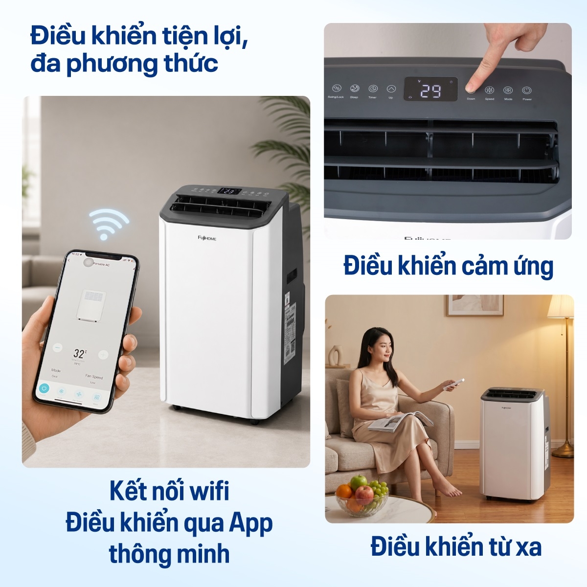 Hình ảnh chi tiết Điều hòa di động Fujihome PAC14PRO INVERTER Linh hoạt, làm lạnh nhanh - Ảnh số 7