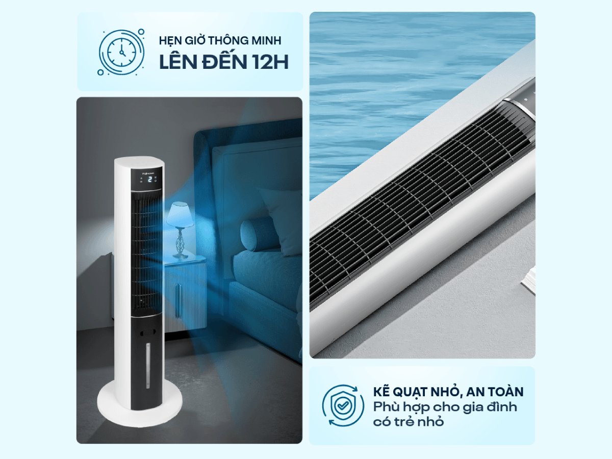 Hình ảnh chi tiết Quạt tháp hơi nước cao cấp Fujihome AC-18LE - Ảnh số 7