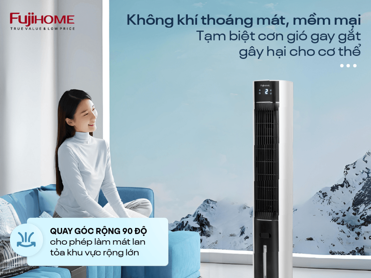 Hình ảnh chi tiết Quạt tháp hơi nước cao cấp Fujihome AC-18LE - Ảnh số 9