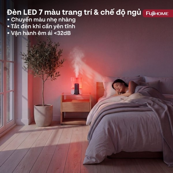 Hình ảnh chi tiết Máy Phun Sương Tạo Ẩm Fujihome HM06EUV - Ảnh số 3
