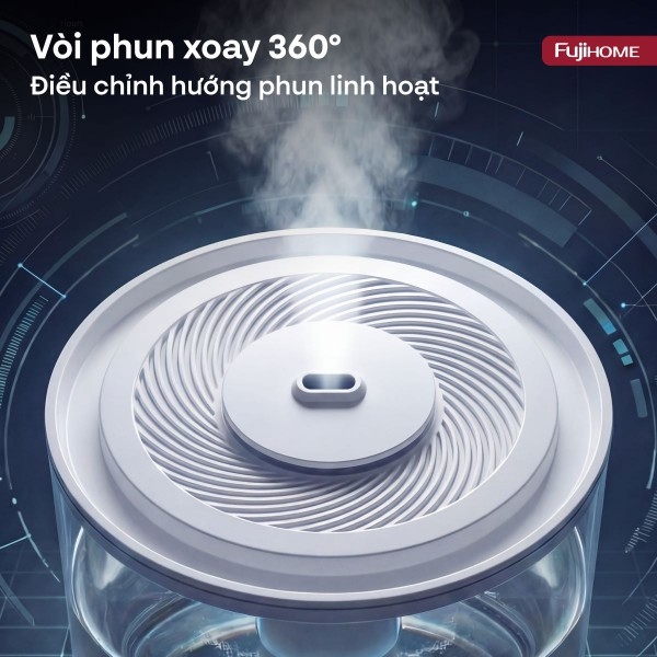 Hình ảnh chi tiết Máy Phun Sương Tạo Ẩm Fujihome HM06EUV - Ảnh số 4