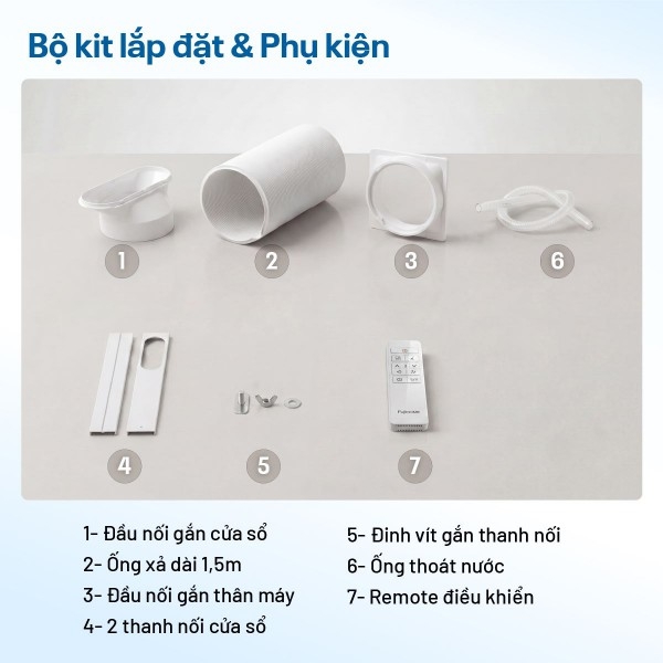 Hình ảnh chi tiết FUJIHOME PAC12N – Điều hòa di động thế hệ mới, thông minh và tiết kiệm điện - Ảnh số 12