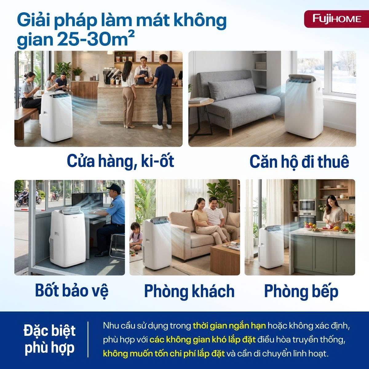 Hình ảnh chi tiết FUJIHOME PAC12N – Điều hòa di động thế hệ mới, thông minh và tiết kiệm điện - Ảnh số 14